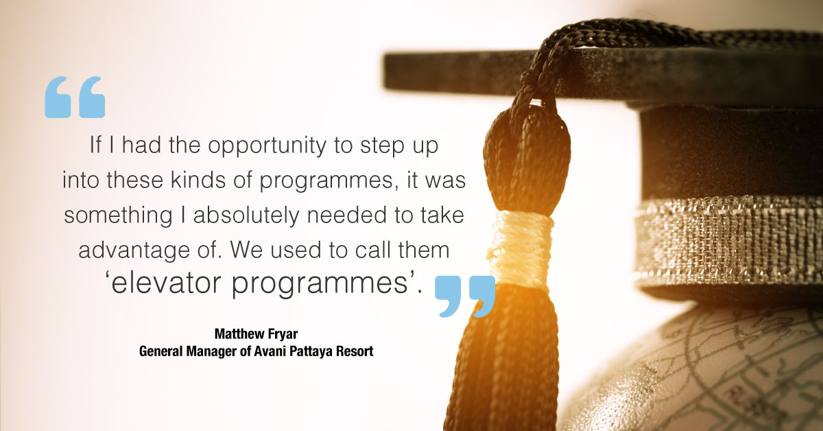 Exploring Young Talent Scholarships with Avani Pattaya GM Matt Fryar